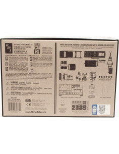 Coche de Policía Ford Galaxie 1970 AMT Modelo 1/25 Azul 2