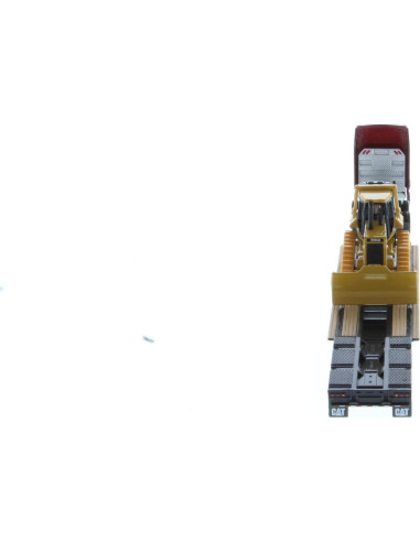 Tractora Tandem Peterbilt 579 UltraLoft 1:87 con Remolque y Bulldozer