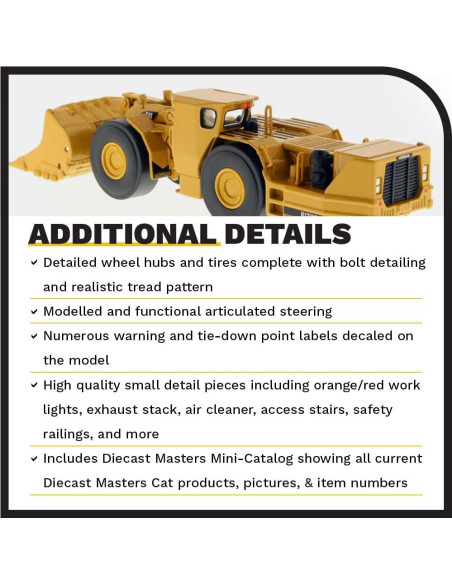 Cargador Caterpillar R1700G LHD Diecast Masters 1:50