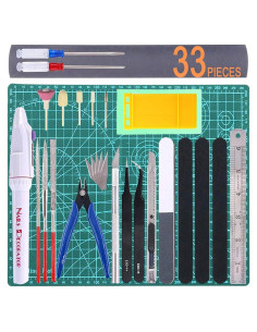 Kit de Herramientas Gundam 33 Piezas para Modelistas