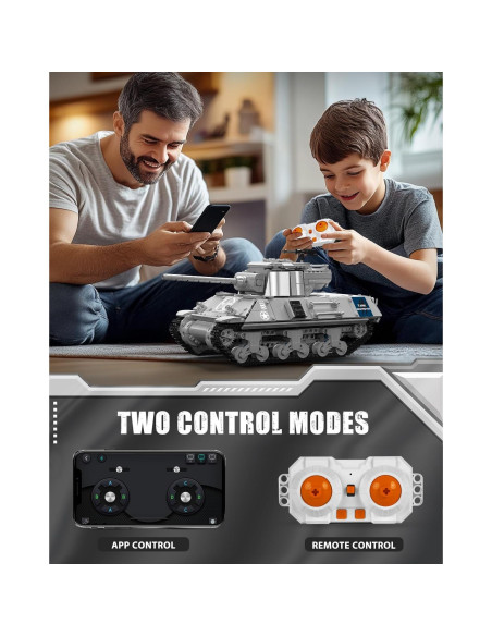 Mould King M36 Tanque Destructor RC 1057 Piezas