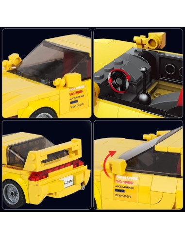 Mould King RX-7 Modelo de Coche 329 Piezas para Construcción