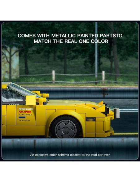 Mould King RX-7 Modelo de Coche 329 Piezas para Construcción