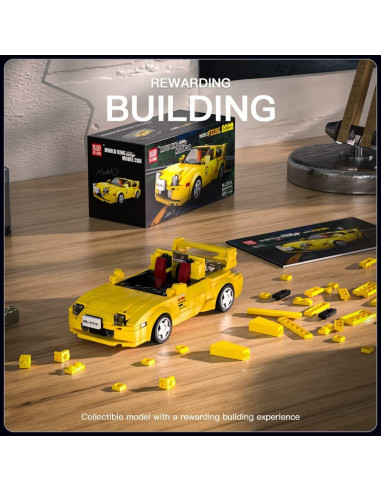 Mould King RX-7 Modelo de Coche 329 Piezas para Construcción
