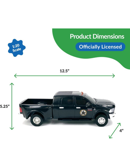 Camión Coleccionable Ram 3500 Kayce Dutton 1:20 Big Country