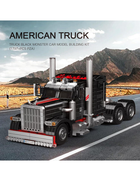 Camión de Remolque Pesado Mould King 10037 1797 Piezas