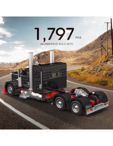 Camión de Remolque Pesado Mould King 10037 1797 Piezas