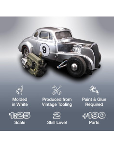 Kit de Modelo AMT Chevy Coupe 1937 1:25 17,15 cm 2