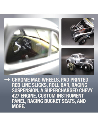 Kit de Modelo AMT Chevy Coupe 1937 1:25 17,15 cm