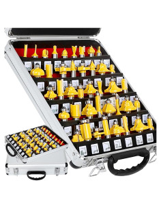 Juego de Brocas de Router LEATBUY 41 PCS 12.7 mm Carburo