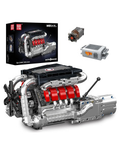 Mould King 10203 Motor V8 Construcción 1169 Piezas STEM