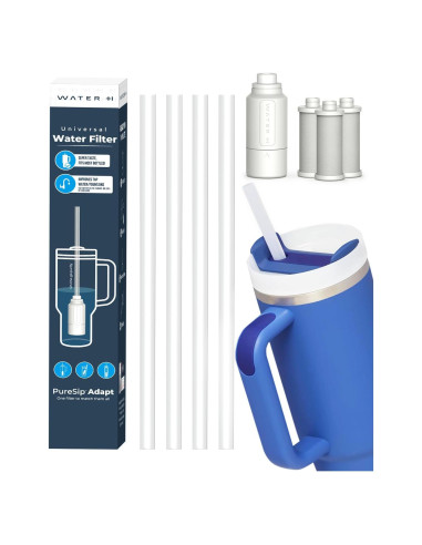 Pajillas Reutilizables WATERH con Filtro para Botellas Stanley