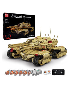 Tanque RC Mould King 20011 Mammoth 3296 Piezas Control Remoto