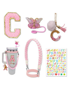 Juego de Accesorios para Tazas LAMOOER Rosa C 30oz 40oz