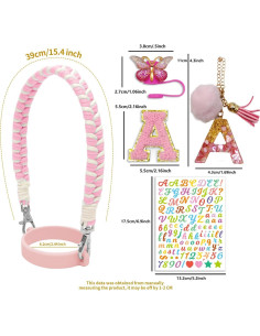 Juego de Accesorios para Tazas LAMOOER Rosa C 30oz 40oz 2