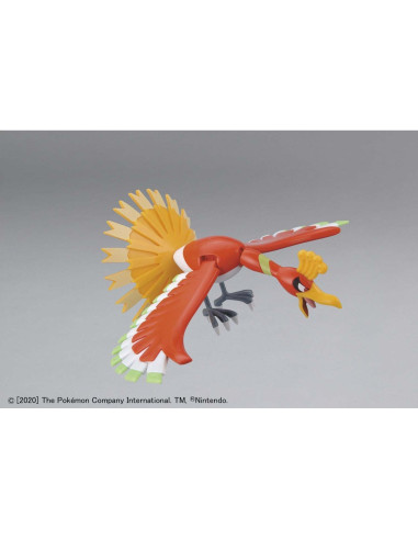 Kit de Modelo Ho-Oh Pokémon BANDAI 12 cm Alas Móviles