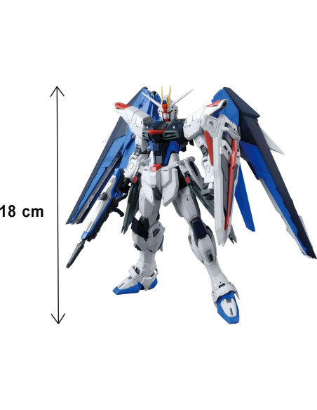 Model Kit Gundam Freedom MG 1/100 Bandai 20.32 cm Multicolor