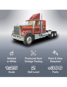 Modelo a Escala 1:25 Tractor Chevrolet Bison AMT Detallado 2