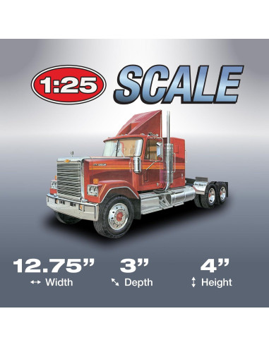 Modelo a Escala 1:25 Tractor Chevrolet Bison AMT Detallado