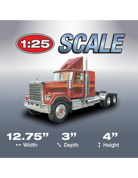 Modelo a Escala 1:25 Tractor Chevrolet Bison AMT Detallado