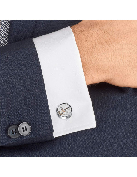 Gemelos de Reloj Mr.Van Plata Vintage Steampunk Gemelos de Reloj Mr.Van Plata Vintage Steampunk