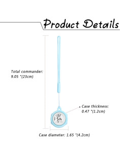 Reloj Digital Ibohevo para Enfermeras con Cronómetro y Calendario 2