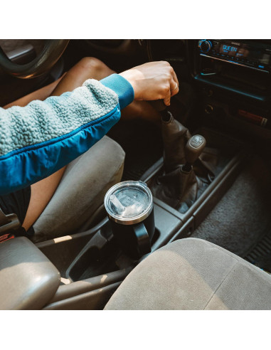 Taza Aislada YETI 739 ml con Asa y Tapa Verde Mar