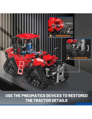 Mould King 18020 Tractor Crawler RC 1698 Piezas