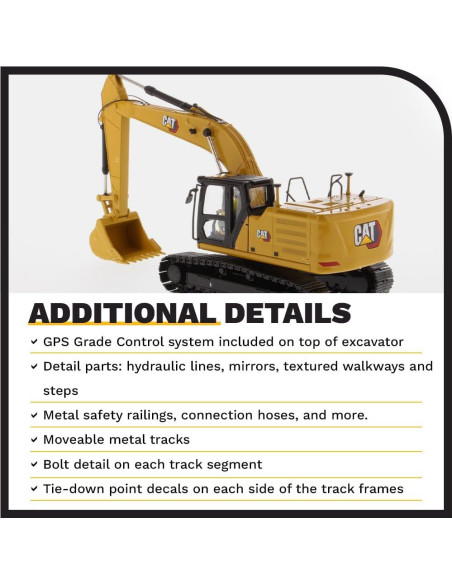 Excavadora Hidráulica Caterpillar 330 Diecast Masters 1:50