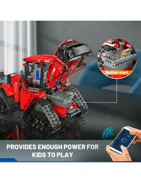 Mould King 18020 Tractor Crawler RC 1698 Piezas