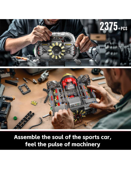 Mould King Kit Motor Flat-Six 2375 Piezas para Construcción