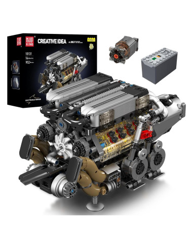 Mould King Motor V8 W16 952 Piezas Juguete STEM
