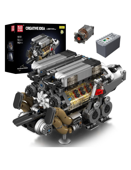 Mould King Motor V8 W16 952 Piezas Juguete STEM