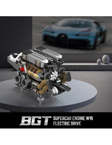 Mould King Motor V8 W16 952 Piezas Juguete STEM