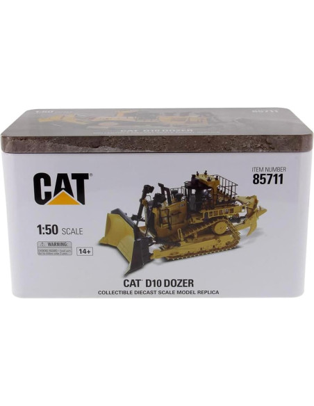 Caterpillar D10 Bulldozer Diecast Masters 1:50 Detalles Realistas