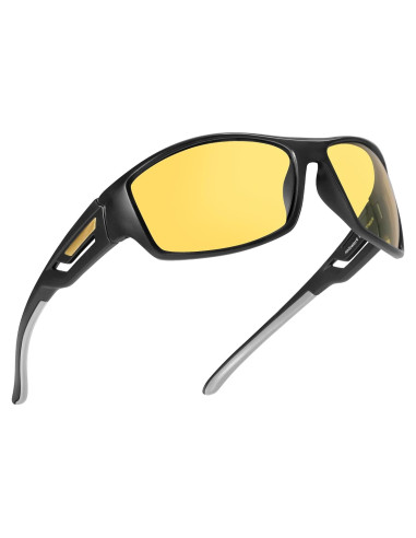 Gafas de Visión Nocturna TJUTR Polarizadas Amarillas