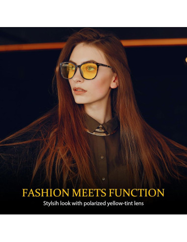 Gafas de Visión Nocturna FIMILU 2 Pack Polarizadas Amarillas