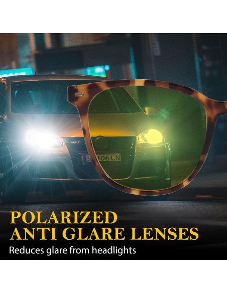 Gafas de Visión Nocturna FIMILU 2 Pack Polarizadas Amarillas