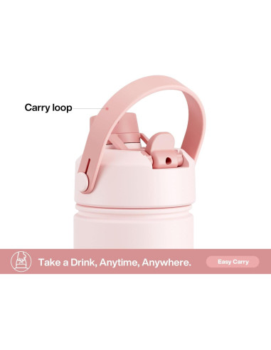 Botella de Agua 26 oz POWCAN Acero Inoxidable 2-en-1