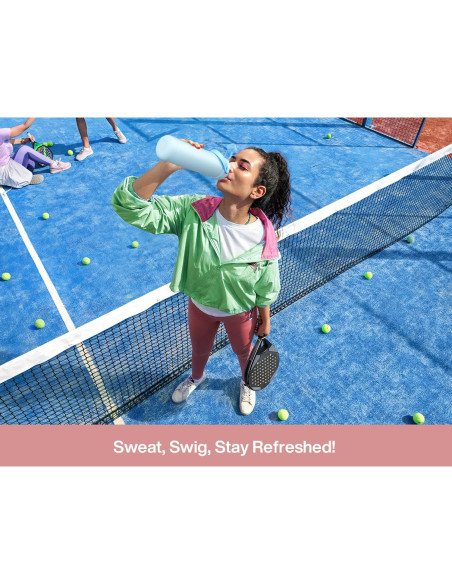 Botella de Agua 26 oz POWCAN Acero Inoxidable 2-en-1