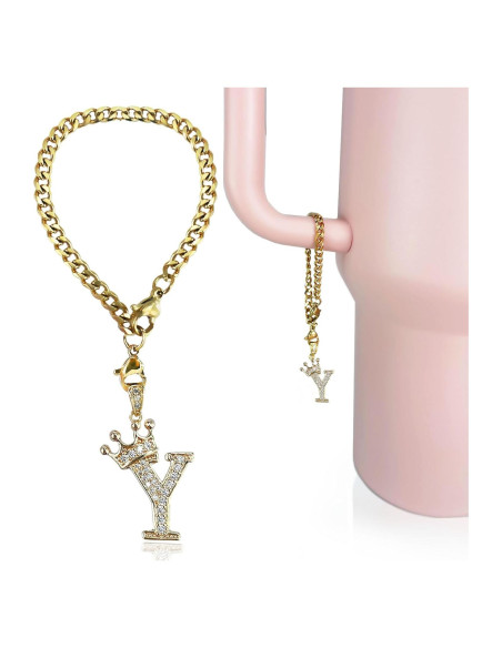 Encanto de Taza Letra Y LUHOHI para Tazas Stanley 40 Oz