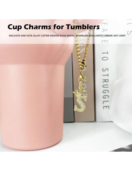 Encanto de Taza Letra Y LUHOHI para Tazas Stanley 40 Oz