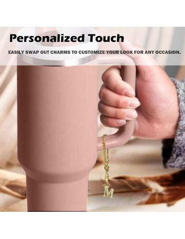 Encanto de Taza Letra Y LUHOHI para Tazas Stanley 40 Oz