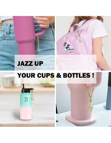 Encanto de Taza Letra Y LUHOHI para Tazas Stanley 40 Oz