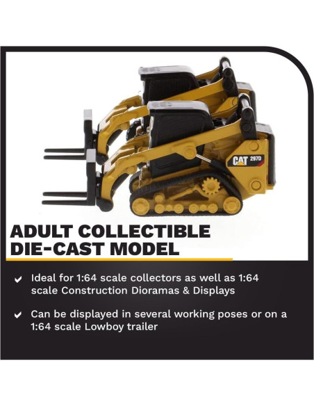 Cargadora Caterpillar 272D2 y 297D2 1:64 Diecast Masters Cargadora Caterpillar 272D2 y 297D2 1:64 Diecast Masters