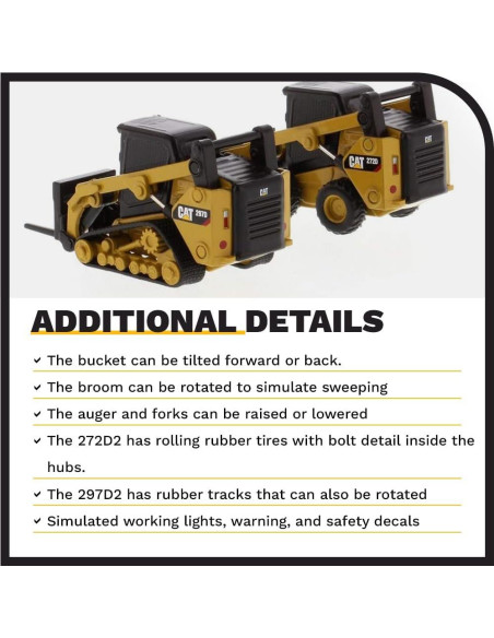 Cargadora Caterpillar 272D2 y 297D2 1:64 Diecast Masters Cargadora Caterpillar 272D2 y 297D2 1:64 Diecast Masters