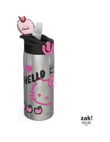 Botella de Agua Zak Designs Hello Kitty 570 ml Acero Inoxidable