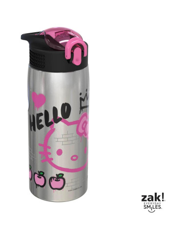 Botella de Agua Zak Designs Hello Kitty 570 ml Acero Inoxidable