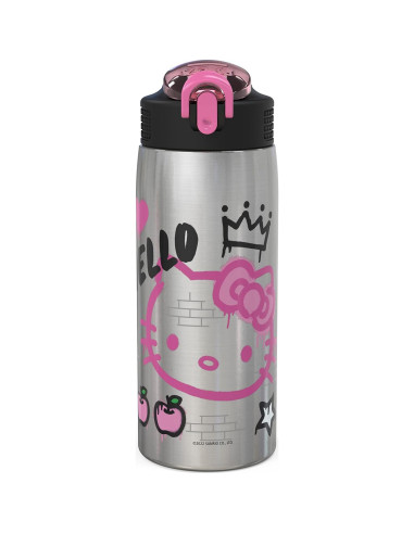 Botella de Agua Zak Designs Hello Kitty 570 ml Acero Inoxidable