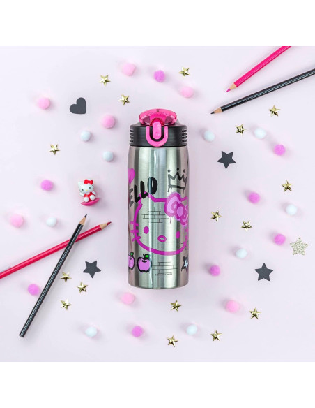 Botella de Agua Zak Designs Hello Kitty 570 ml Acero Inoxidable